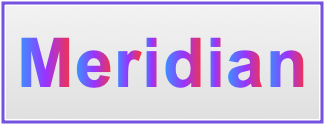 Image of the name Meridian