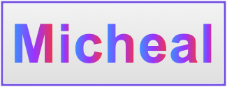 Image of the name Micheal Image of the name Micheal
