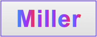 Image of the name Miller