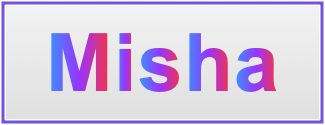 Image of the name Misha Image of the name Misha