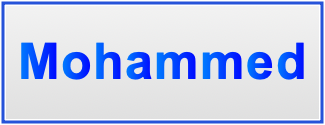 Image of the name Mohammed Image of the name Mohammed