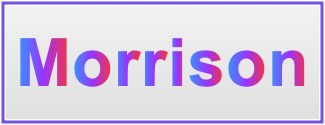 Image of the name Morrison