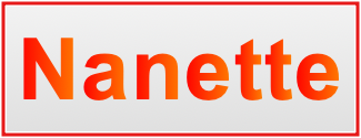 Image of the name Nanette Image of the name Nanette