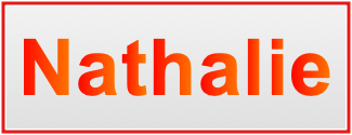 Image of the name Nathalie
