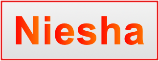 Image of the name Niesha