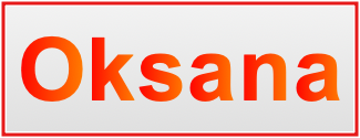 Image of the name Oksana