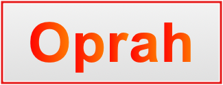 Image of the name Oprah