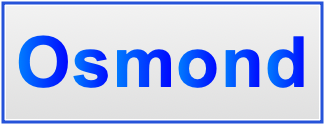 Image of the name Osmond