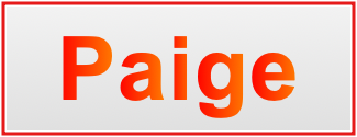 Image of the name Paige Image of the name Paige