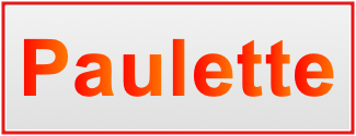 Image of the name Paulette Image of the name Paulette