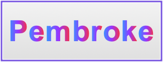 Image of the name Pembroke