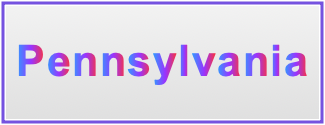 Image of the name Pennsylvania