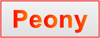 Image of the name Peony