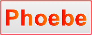 Image of the name Phoebe Image of the name Phoebe