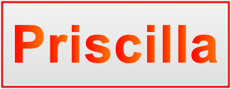 Image of the name Priscilla Image of the name Priscilla
