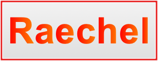 Image of the name Raechel