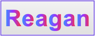 Image of the name Reagan Image of the name Reagan
