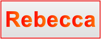 Image of the name Rebecca