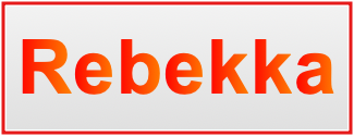 Image of the name Rebekka