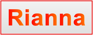 Image of the name Rianna
