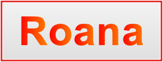 Image of the name Roana Image of the name Roana