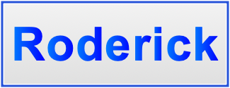 Image of the name Roderick Image of the name Roderick