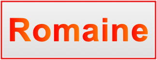 Image of the name Romaine