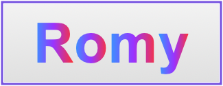 Image of the name Romy