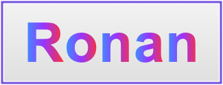 Image of the name Ronan