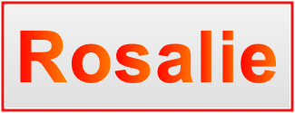 Image of the name Rosalie