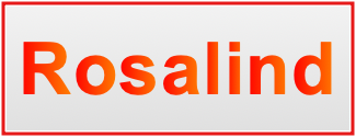 Image of the name Rosalind