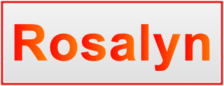 Image of the name Rosalyn