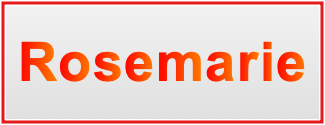Image of the name Rosemarie Image of the name Rosemarie
