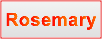 Image of the name Rosemary Image of the name Rosemary