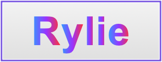 Image of the name Rylie Image of the name Rylie