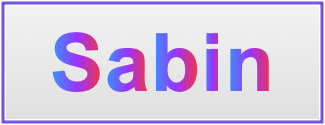 Image of the name Sabin Image of the name Sabin