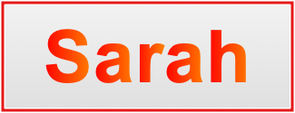Image of the name Sarah