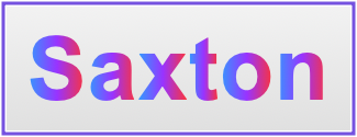 Image of the name Saxton Image of the name Saxton