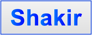 Image of the name Shakir Image of the name Shakir