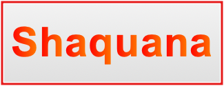 Image of the name Shaquana