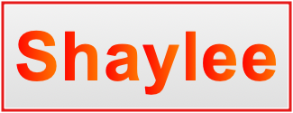 Image of the name Shaylee Image of the name Shaylee