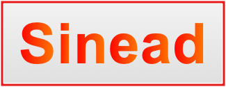 Image of the name Sinead Image of the name Sinead