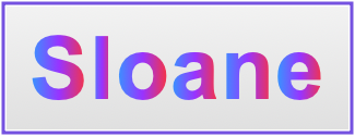 Image of the name Sloane Image of the name Sloane