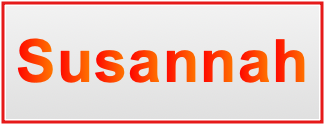 Image of the name Susannah
