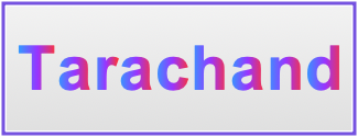 Image of the name Tarachand