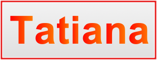 Image of the name Tatiana Image of the name Tatiana