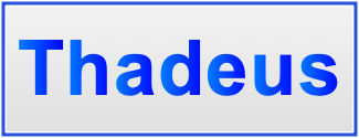 Image of the name Thadeus