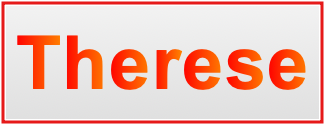 Image of the name Therese Image of the name Therese