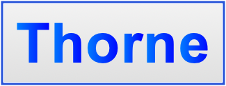 Image of the name Thorne