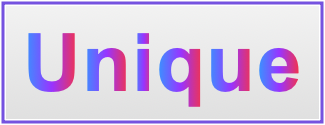 Image of the name Unique